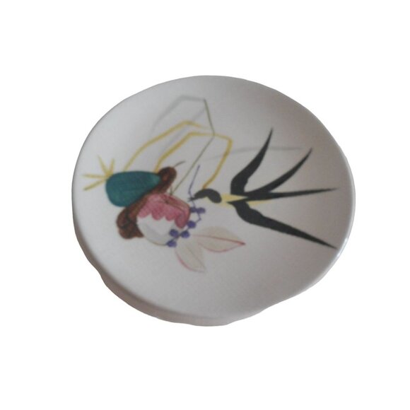 Lot 4 Red Wing Capistrano 6.5” Plates Mid Century MCM Bread Dessert Hand Painted - Picture 2 of 3